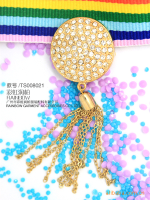 【厂家供应新款锌合金水钻吊链 009602】价格,厂家,图片,其他服装饰品,广州市润柏美容美发制品-